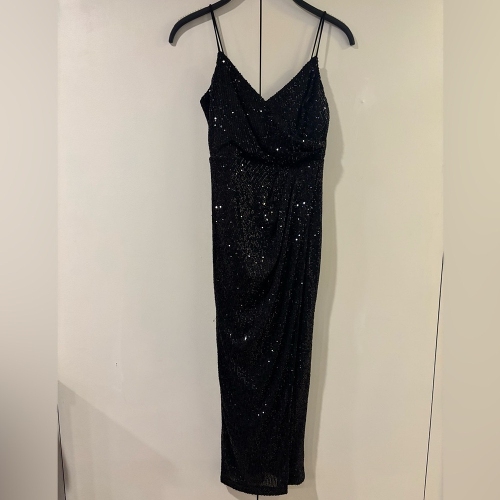 Gianna Sequin Dress - Black